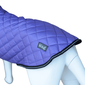 Quilted Dog Jacket (Purple)