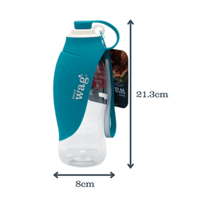 Pet Water Bottle With Leaf Bowl