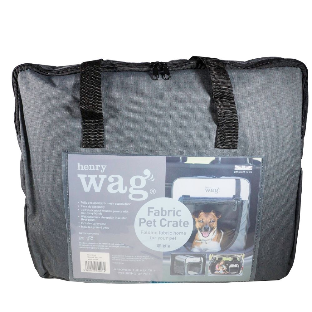 Henry Wag Folding Fabric Travel Crates